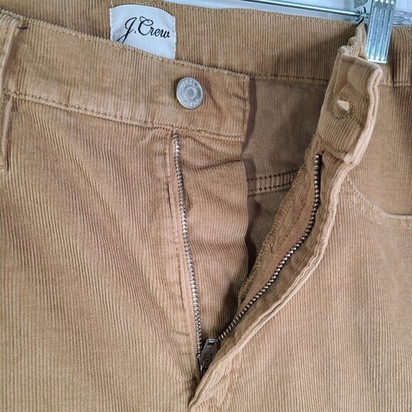 J CREW HIGH RISE VINTAGE SLIM STRAIGHT CORDUROY PANTS Size 31 - Picture 8 of 10